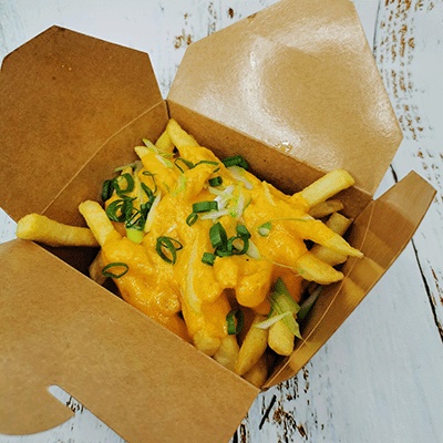 Cheese Con Queso Fries (V)